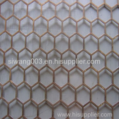 Stainless hexagonal Hole Perforated