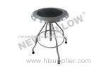 Round Stainless Steel Height Adjustable Surgery Stool For Hospital