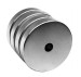 Super Strong N35 Ni coating disc Sintered ndfeb magnet with a hole