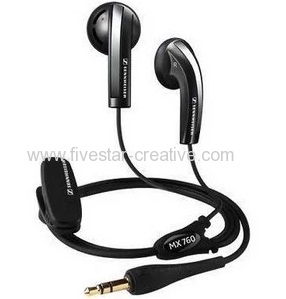 Sennheiser In-Ear Stereo High Performance Premium Portable MX760 Earphones With Basswind