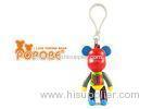 Color Contrast POPOBE Bear Keychain Decorating Bag Limbs Head Rotatable