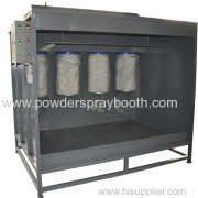 Powder coating spray booth