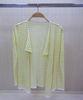Full Zip Up Design Womens Wool Sweaters with Long Striped Thin Knitwear Poncho