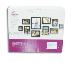 Plastic injection photo frame 10 pcs one set No.340006