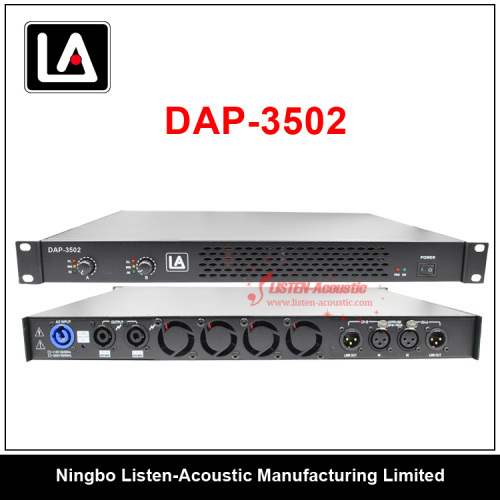 Professional 1 U Class D power amplifier DAP series with DSP DAP Series