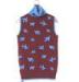 Vest Jacquard Womens Wool Sweaters Chidori Turleneck Pullover Angora Yarn