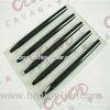 Traditional Disposable Black Plastic Long Tattoo Tips / Tattoo Needle Tips