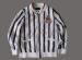 Boy Winter Padded Jacket Black And White Striped Jacket XS / S / M / L
