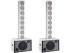 150Hz-18KHz High Frequency Dancing Room Column Array Speakers With Sub Bass
