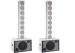 150Hz-18KHz High Frequency Dancing Room Column Array Speakers With Sub Bass