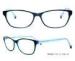 Young Ladies Purple Full Rim Acetate Optical Frames Oval Shape And Demo Lens