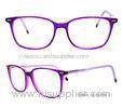 Ultra - Thin Acetate Frame Full Rim Acetate Optical Frames Square Shape And Demo Lens