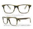 Like Wood Frame With Full Rim Acetate Optical Frames Square And Oval Shape For Men