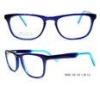 Blue / Brown / Grey Demo Lens Acetate Optical Frames Spring Hinge For Lady