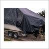 180 Gram Gray Color Waterproof Canvas Tarps / Truck Cover Tarpaulin