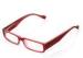 Fashion Girls / Boys Optical Frames For Kids , Red Rectangle Plastic Eyeglass Frames