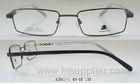 Big Square Metal Optical Frames With Nose Pads , Latest Spectacles Frames For Men