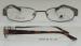 Custom Durable Coffee / Pink Metal Optical Spectacles Frames OEM / ODM