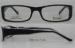 Black / Blue Rectangular Acetate Optical Frames For Men With Round Face