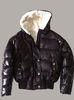 Cool Canvas / Cotton Childrens Down Jackets Hooded Padded Jacket
