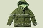 Outdoor Plain Soft Childrens Down Jackets For Girls , XS - XXXL