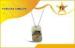 Couple Personalised Dog Tags With Etched Graphics , Printing , Laser Engraved Logo