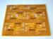 Bottom Contact FPC Connector Flexible PCB Board Yellow , Black Solder Mask