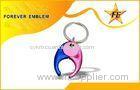 Custom Metal Euro Supermarket Trolley Coin keyring wishbone Token