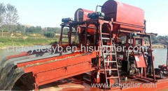 china dual jet suction gold dredger