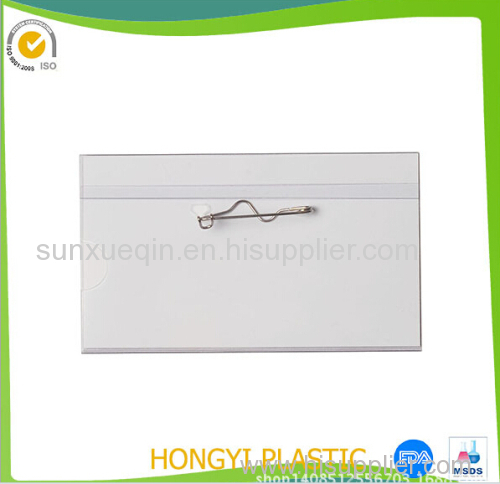 Strong clear top-loading magnetic vinyl card pocket exhibition card holder