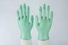 Powder free green Disposable Vinyl Glove food contact DINP material