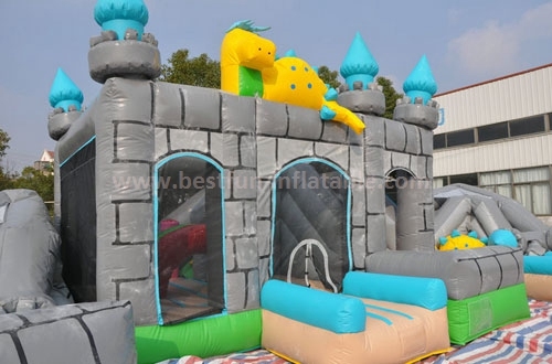 Chinese Dragon Themed Inflatable Bouncing Castle