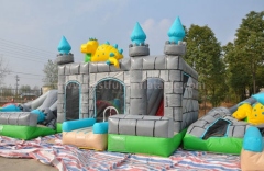 Chinese Dragon Themed Inflatable Bouncing Castle