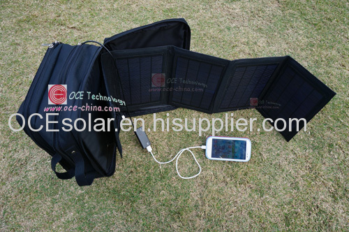 Portable Hand Solar Charger Pack Bag With 20 watt Solar Panel