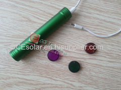LED Flashlight Torch and Charger W/Lithium Battery Backup for Mobile Phone Tablet