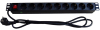 19&quot; Germany type PDU socket 9 ways