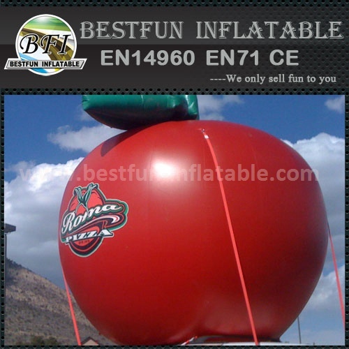 PVC inflatable apple model for deconation