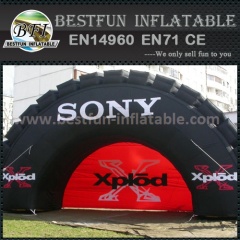 Large replica inflatable advertising tyre model