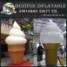 Large inflatable ice cream cones model for sale