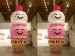 Giant outdoor advertising inflatable ice cream model