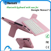 Laptop style wireless bluetooth keyboard for google nexus 7 2