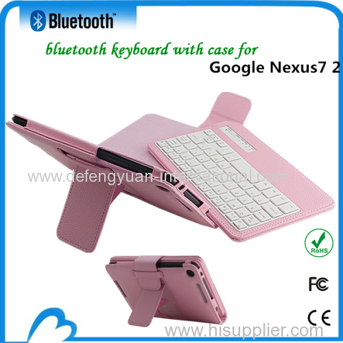 Removeable Economic Slide Bluetooth Wireless Keyboard for google nexus 7 2