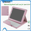 Bluetooth wireless pull-up detachable leather keyboard case for Ipad 234