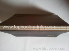B5 specialty paper thread glue binding UV coating backless hardcover or hardbound book without text printing