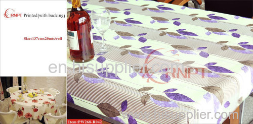 RNPT Printed Table Cloth with woven backing