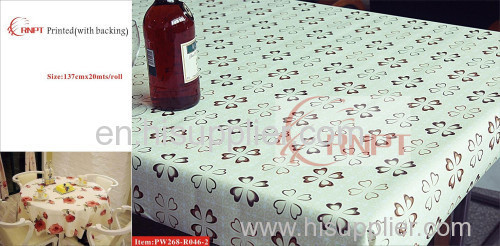 RNPT Printed Table Cloth with woven backing