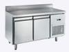 Ventilated Cooling Double Door Stainless Steel Freezer For Restaurant , 1355 x700x850