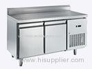 Ventilated Cooling Double Door Stainless Steel Freezer For Restaurant , 1355 x700x850