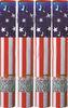 Hand held 1.2" Single Shot American flag Roman Candle Fireworks for New Year , Christmas