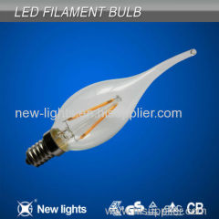 C35 4W LED COB candle bulb E14, 360 degree RoHS CE